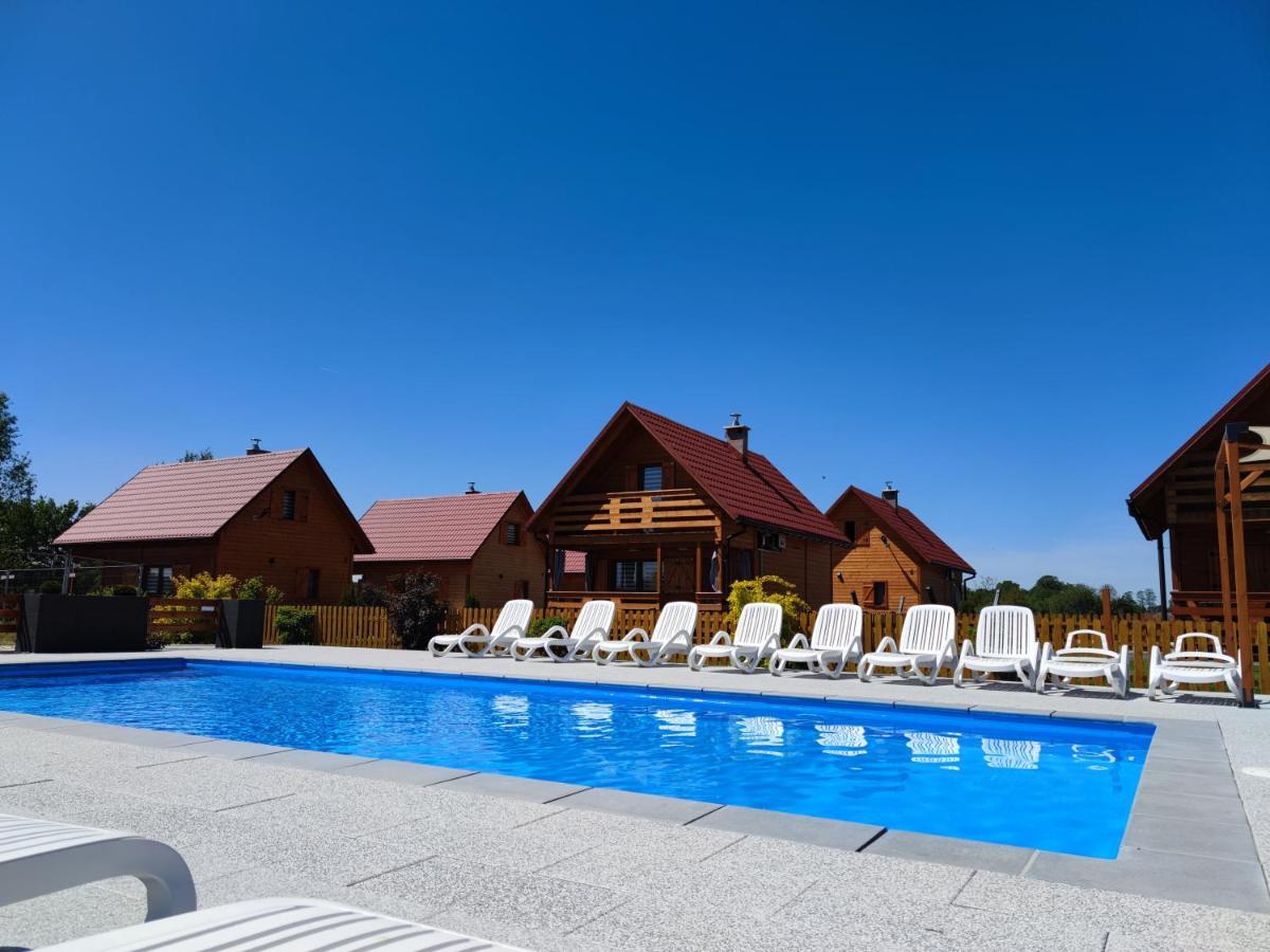 Miodowa Sadyba Domki Caloroczne Kluczbork Ligota Zamecka Bagian luar foto