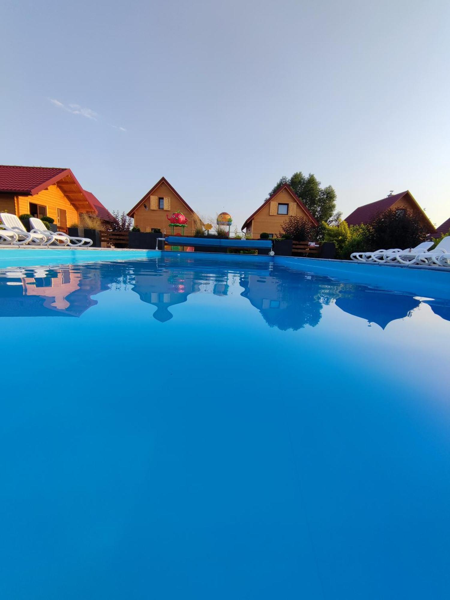 Miodowa Sadyba Domki Caloroczne Kluczbork Ligota Zamecka Bagian luar foto