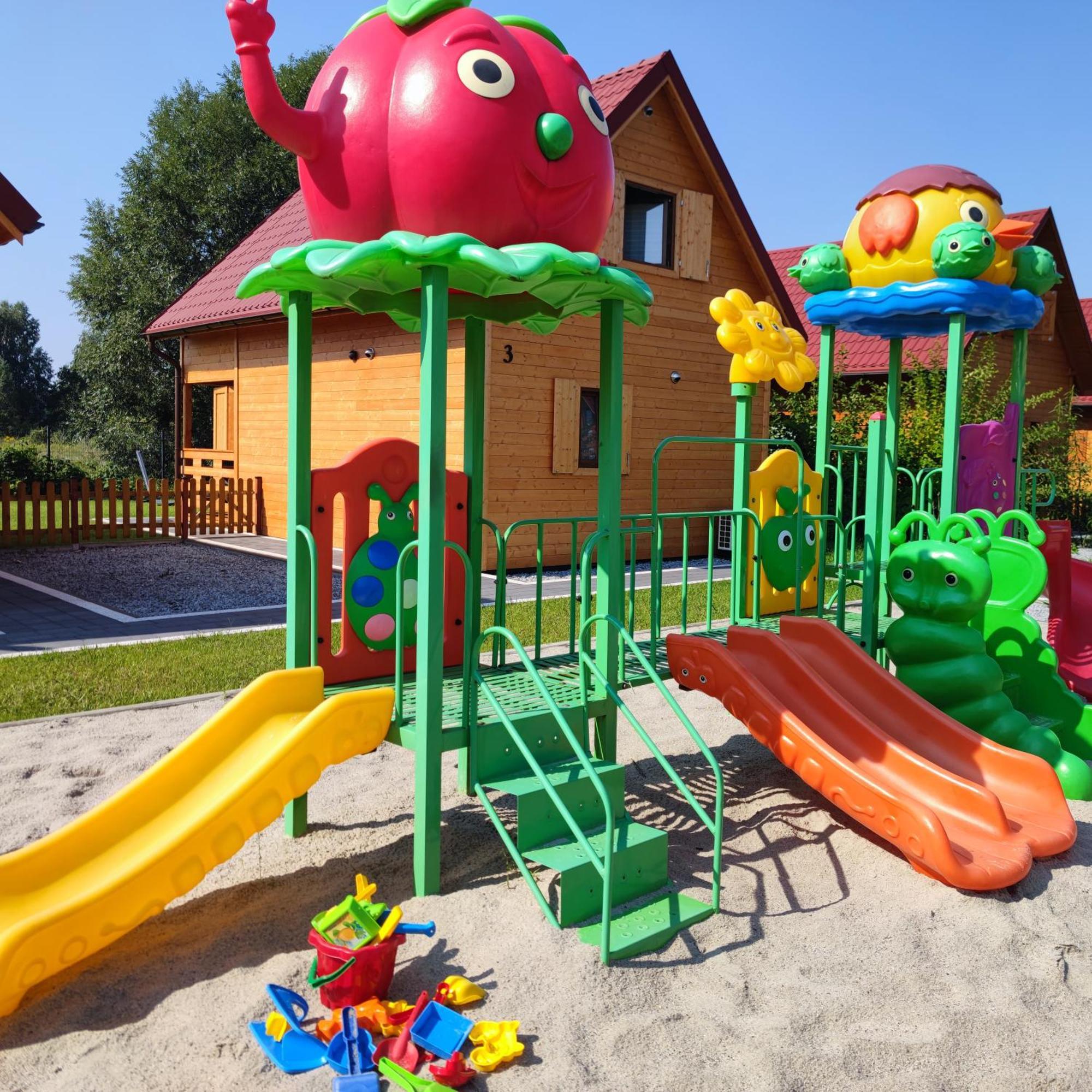 Miodowa Sadyba Domki Caloroczne Kluczbork Ligota Zamecka Bagian luar foto