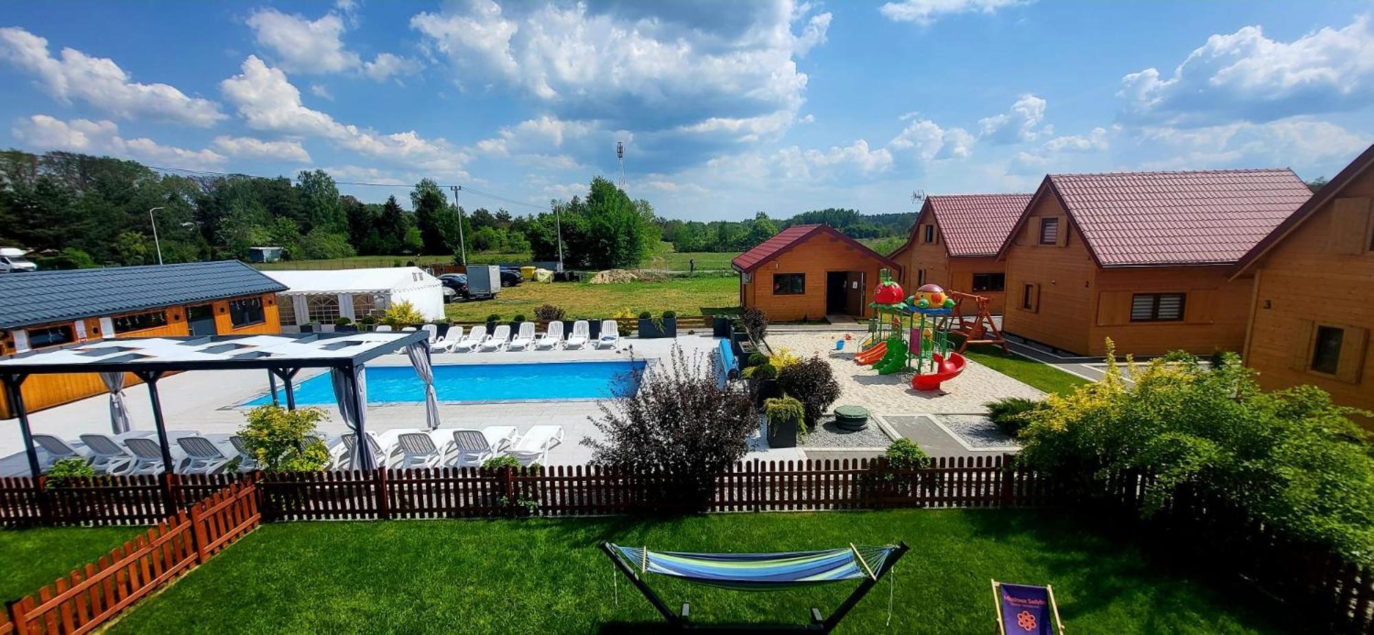 Miodowa Sadyba Domki Caloroczne Kluczbork Ligota Zamecka Bagian luar foto